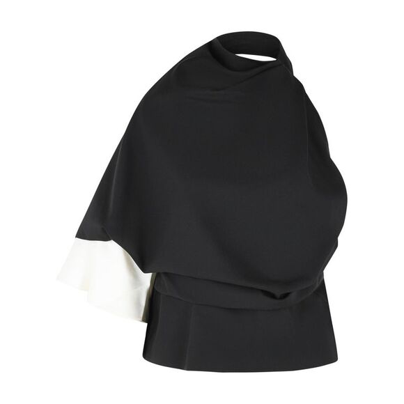 Róhe Black Wool Blend Blouse Women